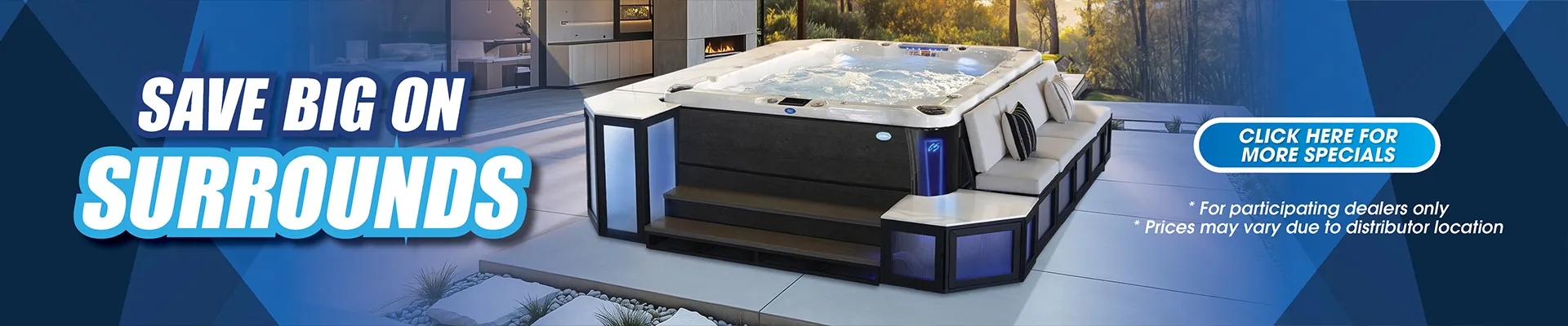 Calspas hot tub being used in a family setting - Hanford